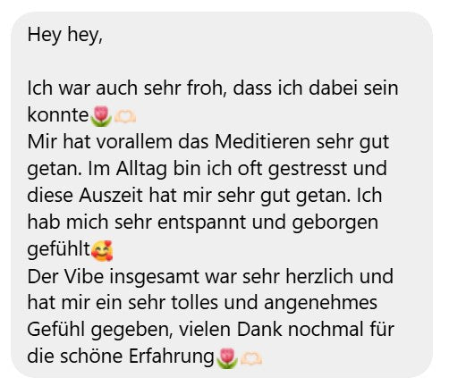 Meditation "Selbstliebe"